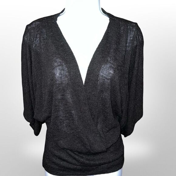 NWT Maurice’s Studio Y Black Lightweight Sweater Size XS - Picture 3 of 5